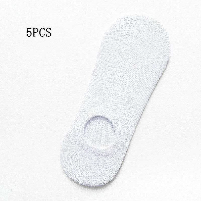 Men's Anti-Friction Absorbent Toe Socks Spring Invisible Socks
