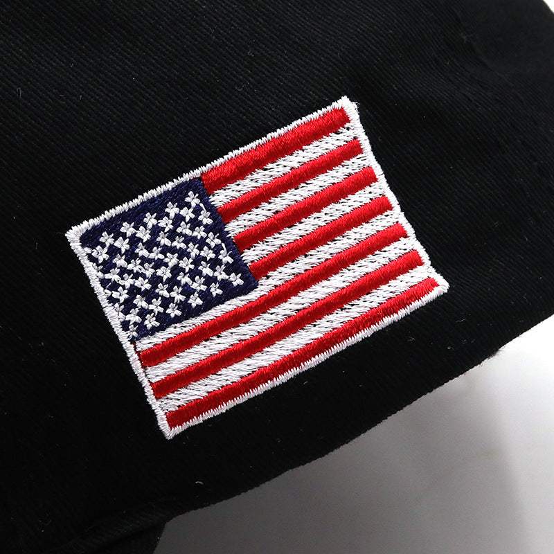 USA Embroidery Baseball Cap Couple Outdoor Hat