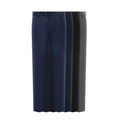 Black Slim Fit Men's Formal Casual Suit Pants