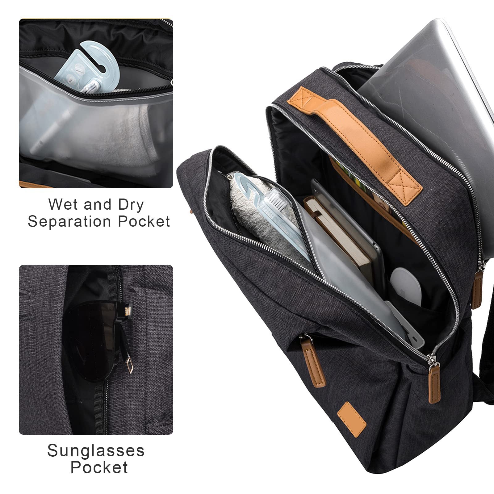 New Backpack Multifunctional Computer Travel Bag For Men With USB