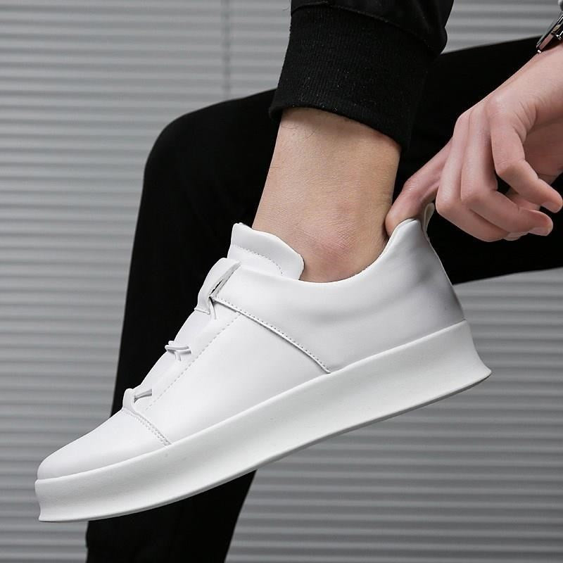 Men’s Spring Leather Loafers – Slip-On Casual Shoes