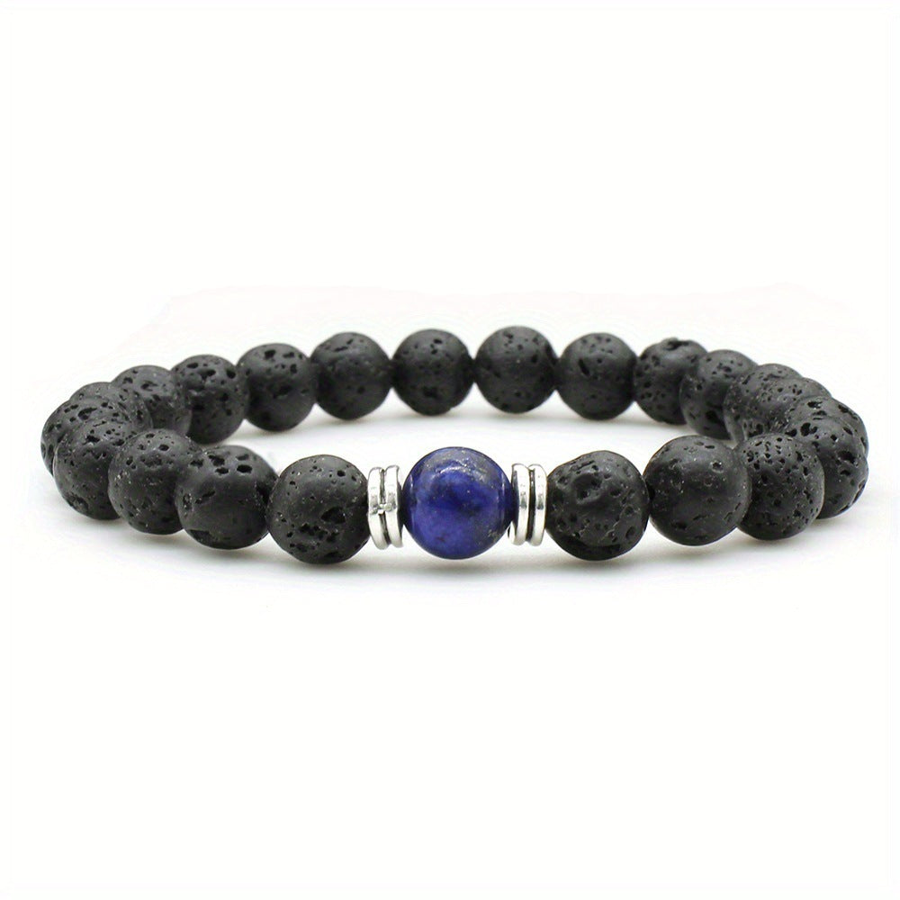 Fashion Volcanic Rock Bracelet For Men