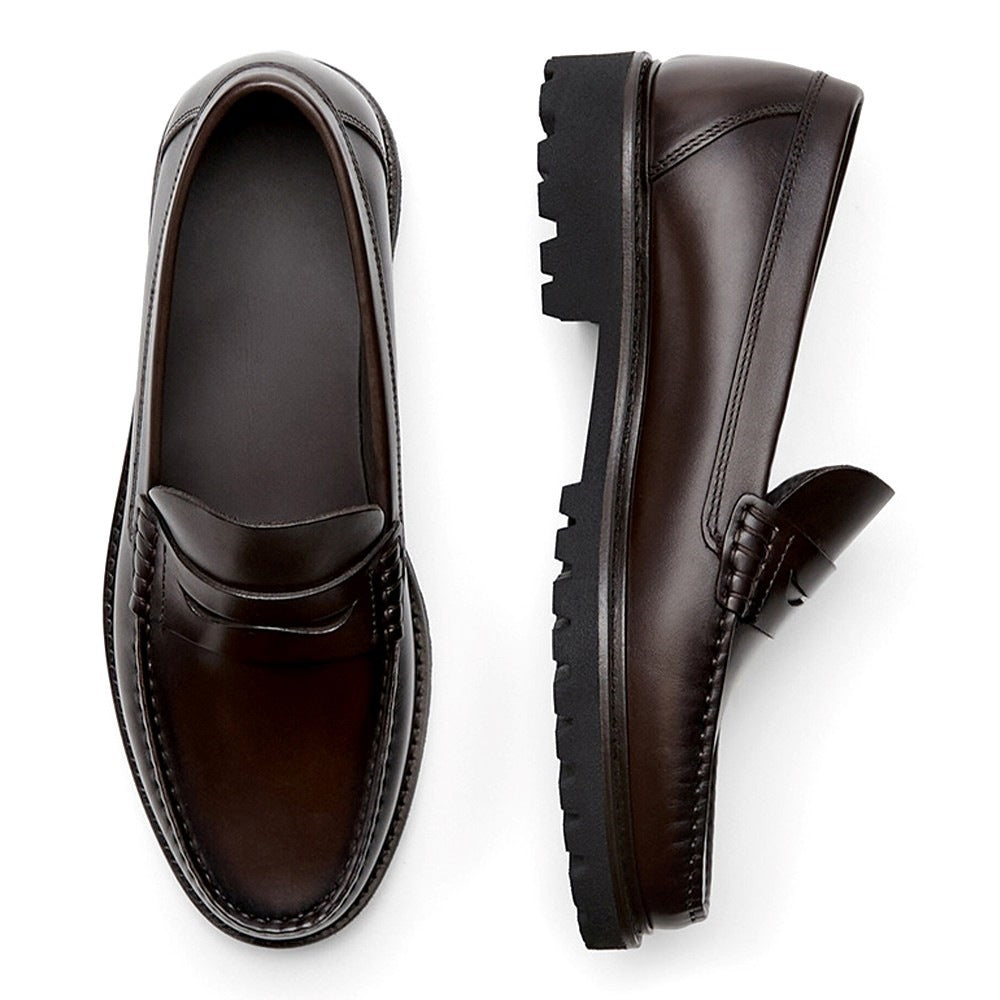 Men's Leather Loafers For Business Formal Luxury