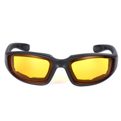 Men's Sports Cycling Sunglasses Outdoor Wrap Around UV400 Protection Night Driving Glasses Wind Resistant