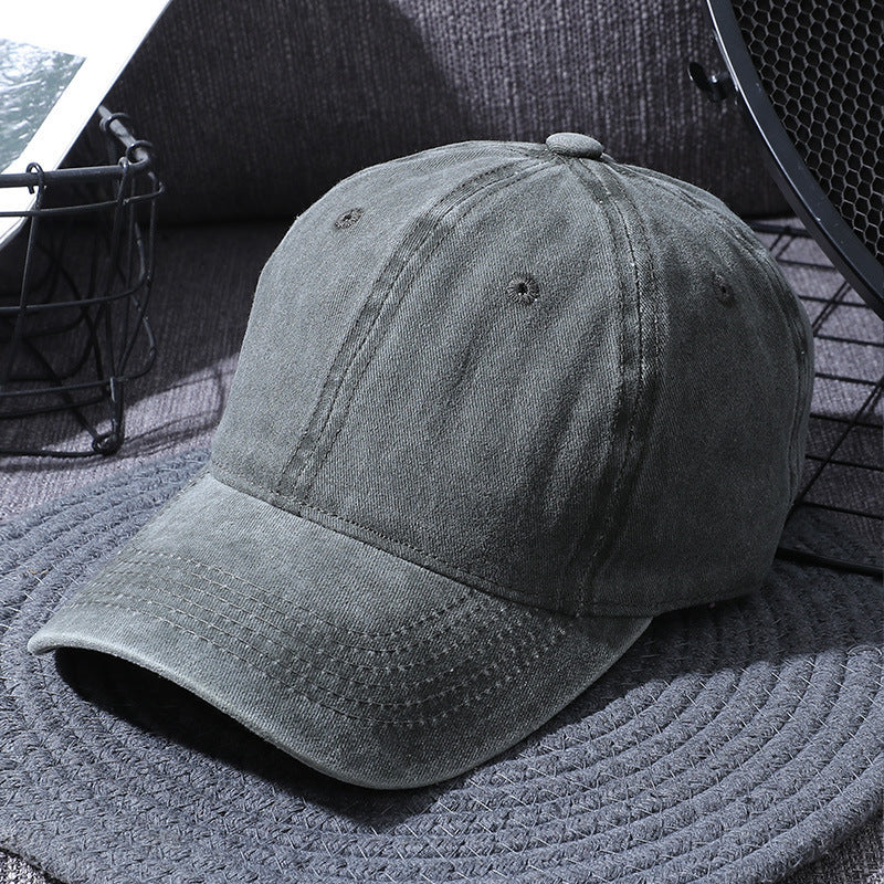Plain Baseball Cap For Men And Women Outdoor Distressed Sun Hat