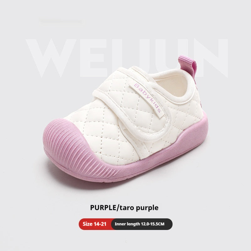 Velcro Toddler Shoes Girls Soft Sole