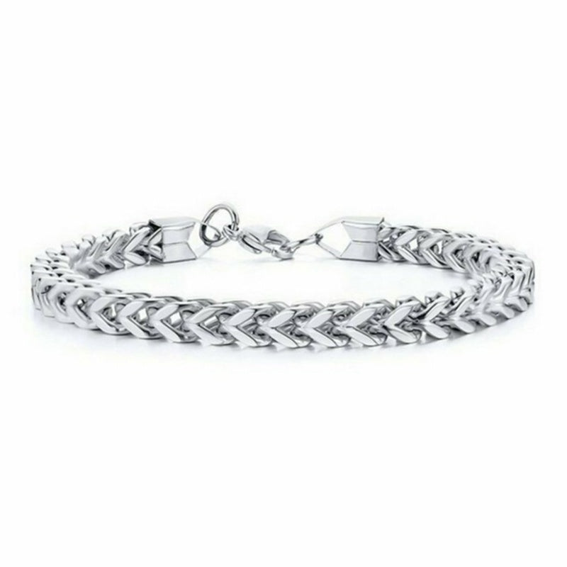 Stylish Stainless Steel Chain Bracelet For Men's Charm