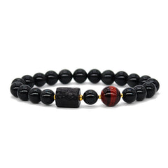 Crystal Stylish Obsidian Bracelet For Men