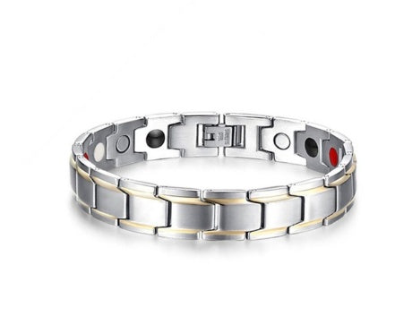 Health Energy 4 In 1 Bracelet Magnetic Titanium Bio Energy Arthritis Twisted Healthy Magnetic Bracelet For Men