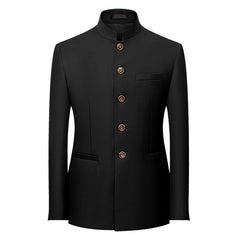 Men's Retro Business Casual Plus Size Small Suit Jacket