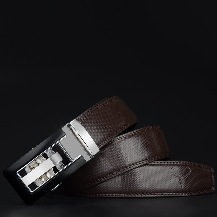 Men's Business Leather Buckle Belt