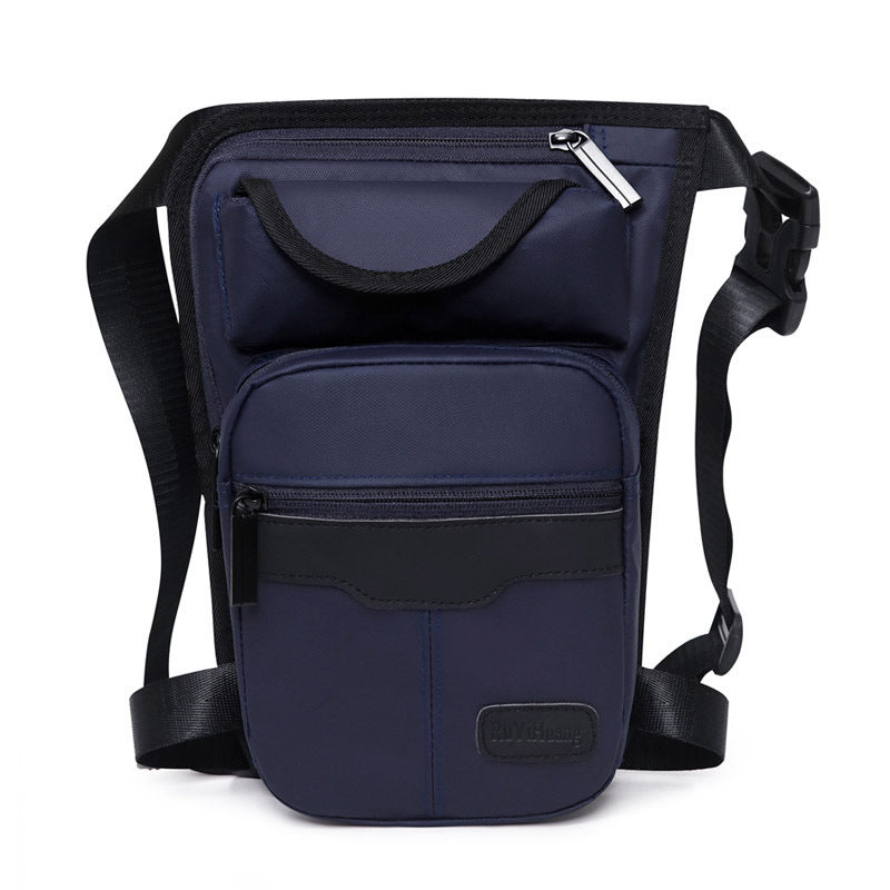 Men's Waterproof Nylon Bag Thigh Hip Bag Fanny Pack Fashion