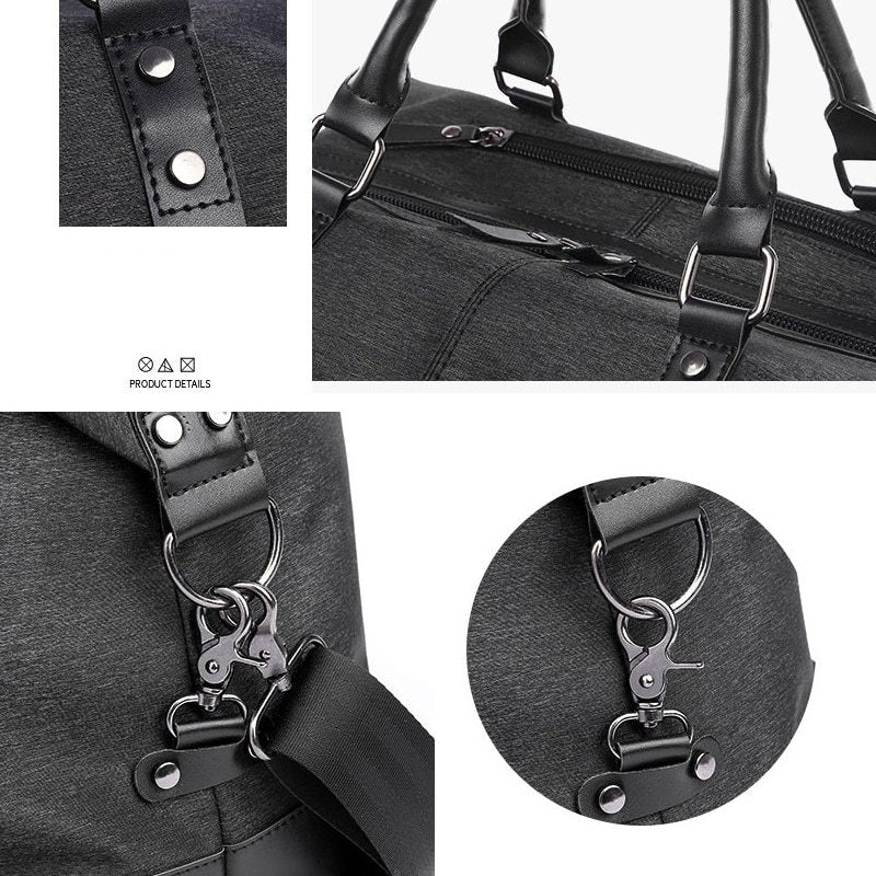 Men's Casual New Travel Luggage Bag High Capacity Water Resistant