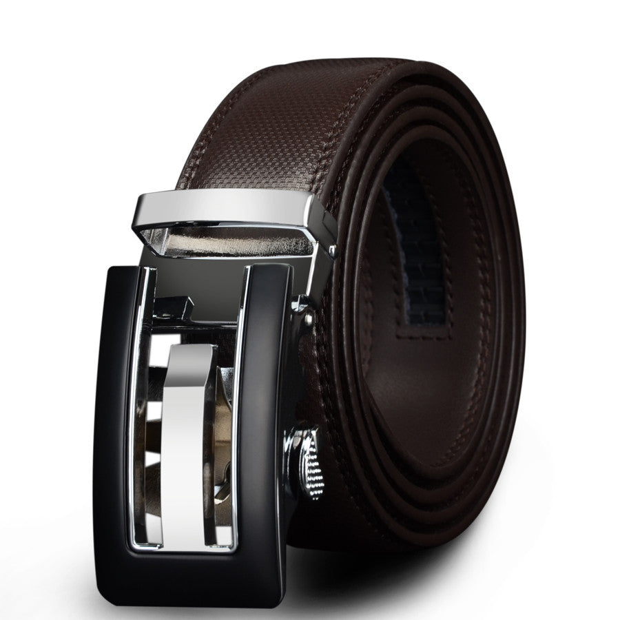 Men's Business Leather Buckle Belt