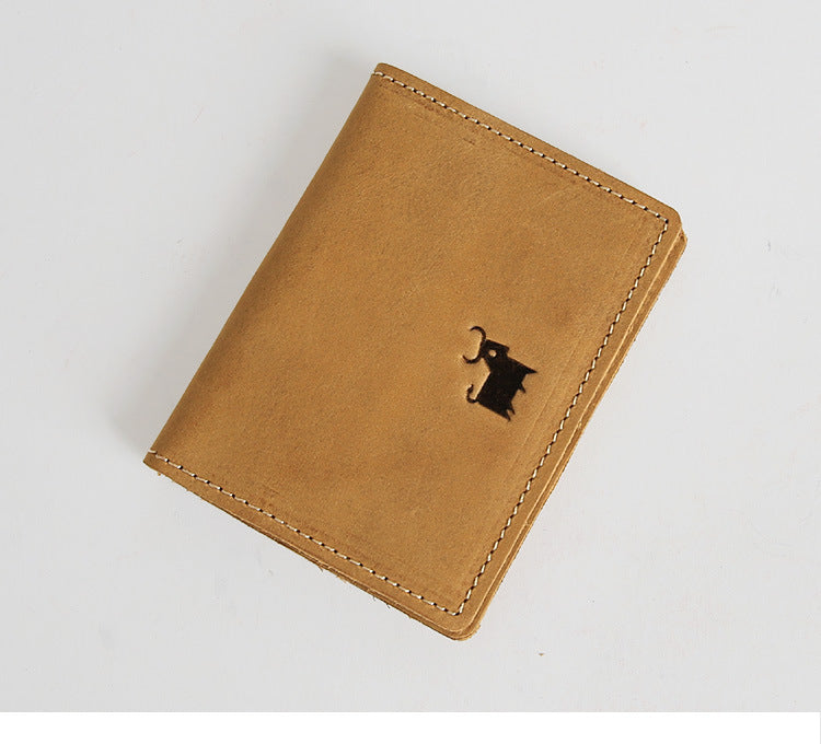 Men's Soft leather Casual Business Wallet
