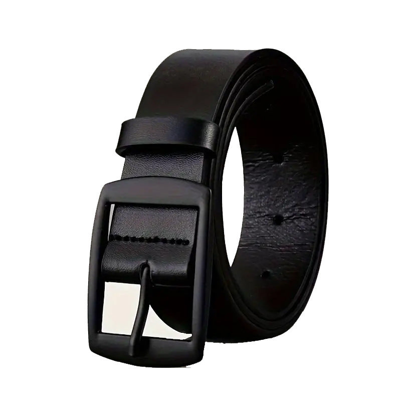 All-matching Men's Belt Pin Buckle Microfiber Eyelet