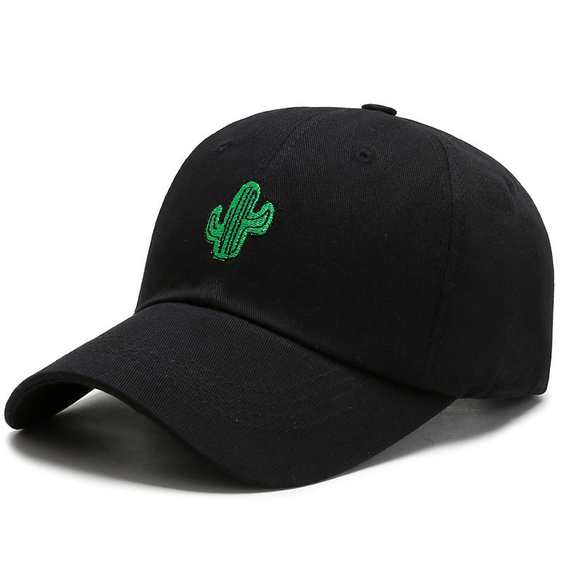 Cactus Embroidery Cartoon Pattern Baseball Cap For Men