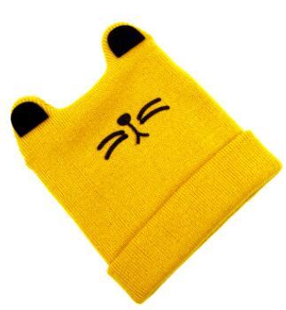 Newborn Baby Knitting Cartoon Child Children Girls Cat Ear Hat Beanie Hat Warm Autumn Winter