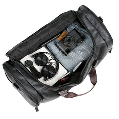 Genuine Leather Large Capacity Travel Bag Men's Business Travel Duffel Bag