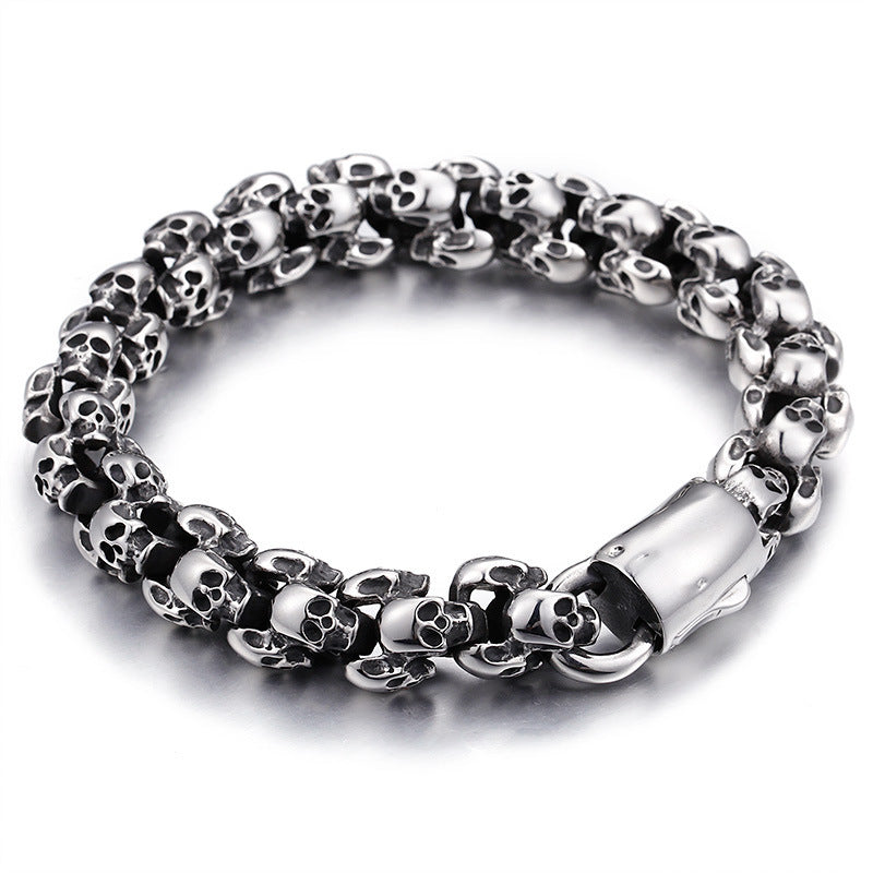 Korean And Japanese Style Skeleton Bracelet For Men