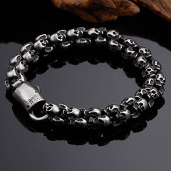 Korean And Japanese Style Skeleton Bracelet For Men