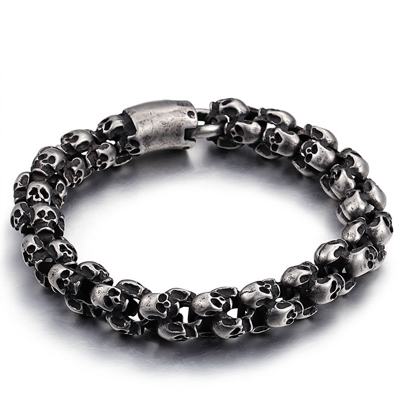 Korean And Japanese Style Skeleton Bracelet For Men