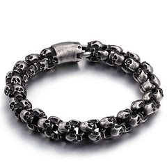 Korean And Japanese Style Skeleton Bracelet For Men