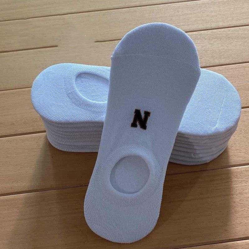 Men's Anti-Friction Absorbent Toe Socks Spring Invisible Socks