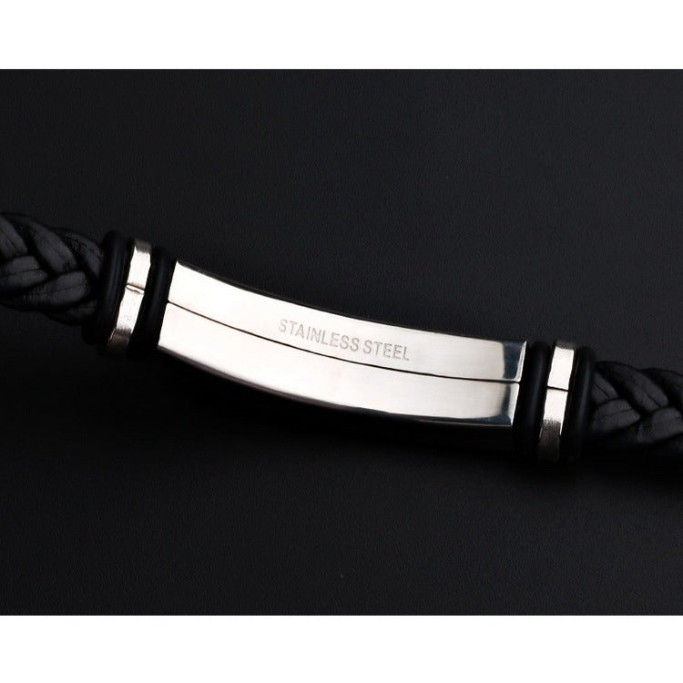 Personalized Jewelry Custom Bracelet For Men PU Leather Bracelet