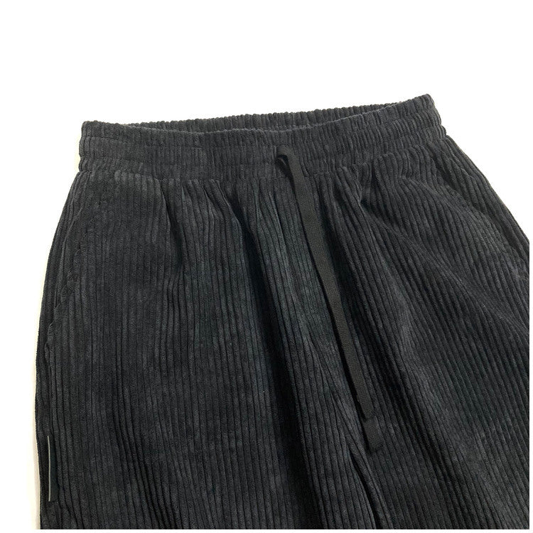 Old Corduroy Casual Pants For Men Loose Straight Elastic Waist Spring Pants