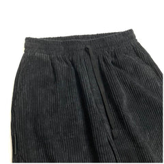 Old Corduroy Casual Pants For Men Loose Straight Elastic Waist Spring Pants
