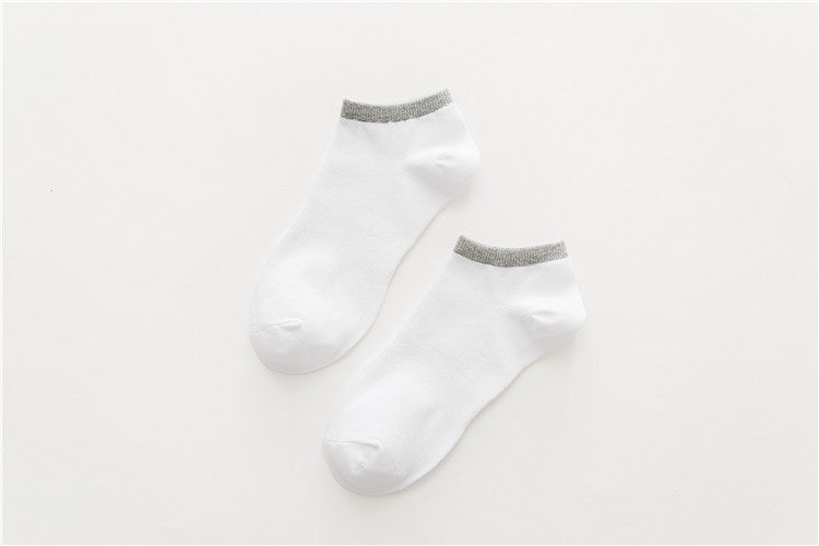 Men's Boat Cotton Socks Waist Socks