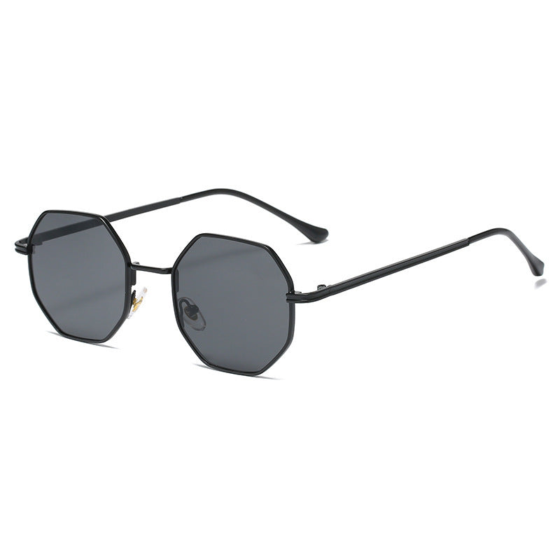 Hexagon Style Retro Small Frame Sunglasses For Men