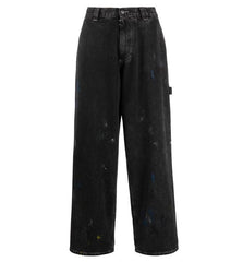 Splash Ink Paint Spots Loose Cargo Pants Men
