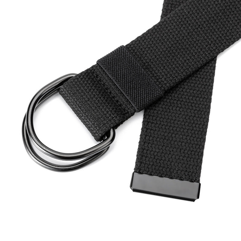 Double Ring Buckle Belt For Men