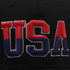 USA Embroidery Baseball Cap Couple Outdoor Hat