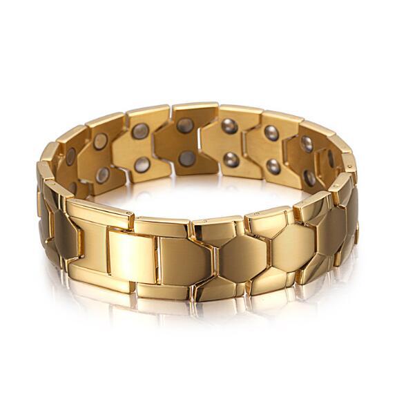 Health Energy 4 In 1 Bracelet Magnetic Titanium Bio Energy Arthritis Twisted Healthy Magnetic Bracelet For Men