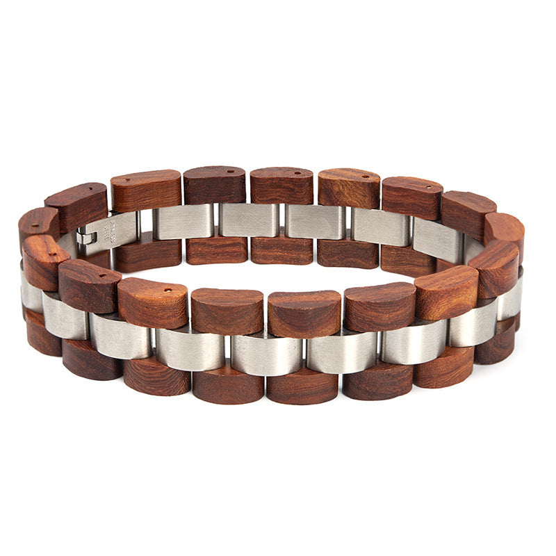 Trendy Retro Wooden Bracelet For Men