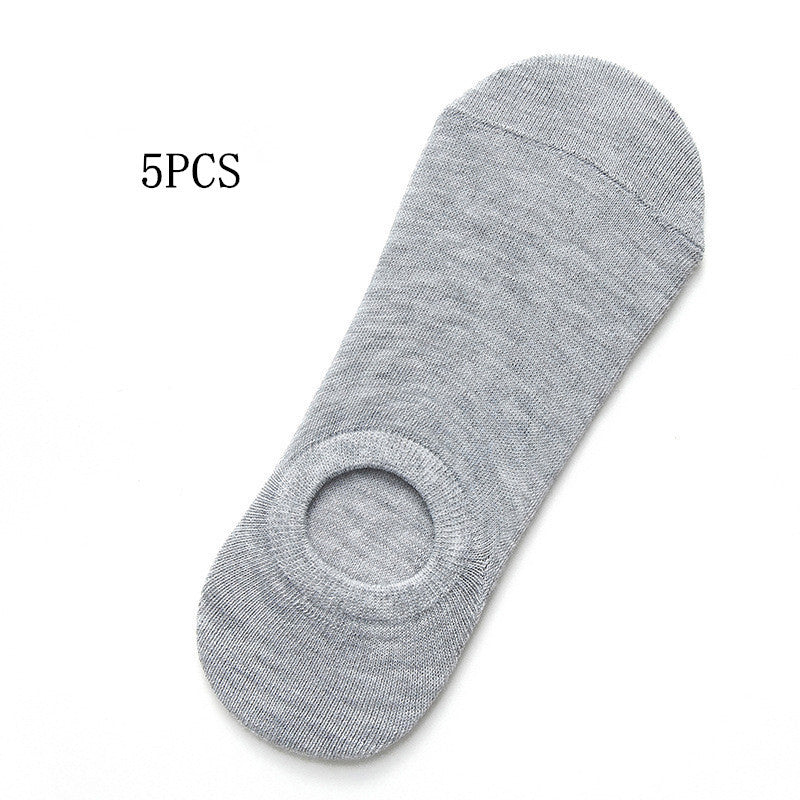 Men's Anti-Friction Absorbent Toe Socks Spring Invisible Socks