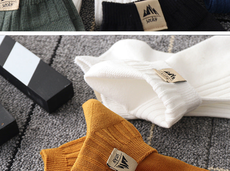 Summer Thin And All-Matching Socks Polyester Cotton Low Top