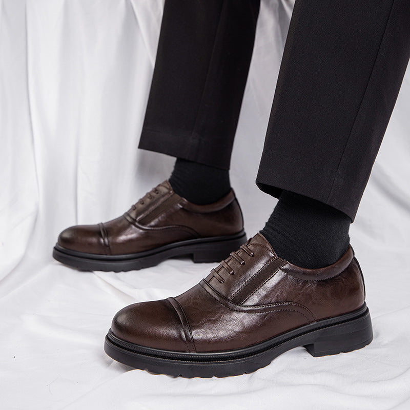 Men's Cowhide Formal Shoes For Office Wear