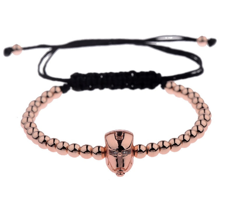 Ball Beads Braiding Macrame Bracelet For Men's Jewelry