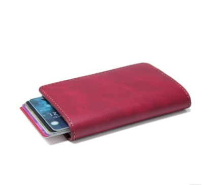 PU Automatic RFID Multi-Function Card Holder