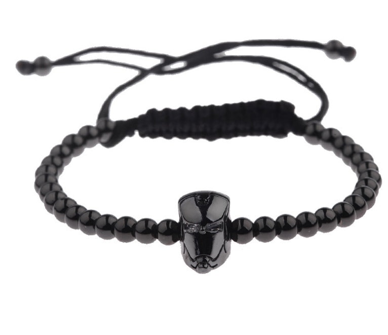 Ball Beads Braiding Macrame Bracelet For Men's Jewelry