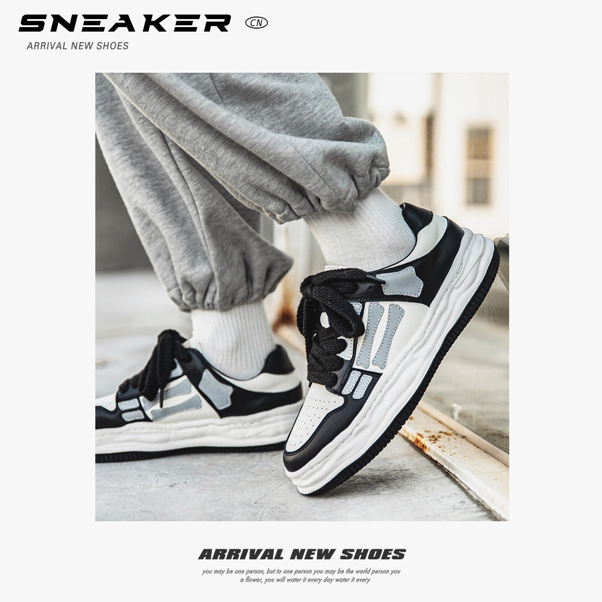 Men’s Reflective Retro Platform Sneakers