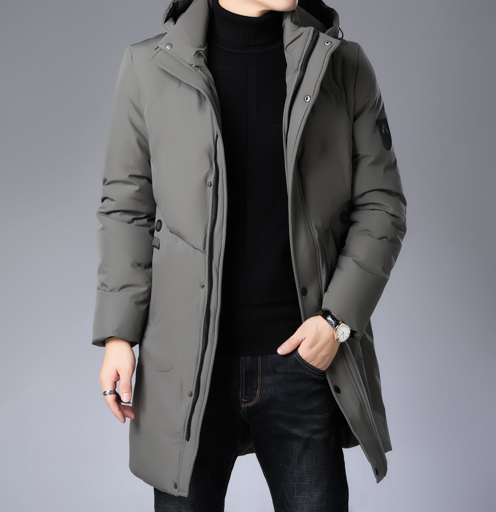 Hooded Coat Baggy Coat For Men