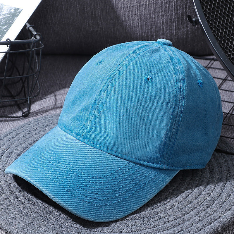 Plain Baseball Cap For Men And Women Outdoor Distressed Sun Hat