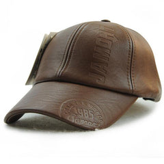 Vintage Classic Leather Adjustable Hat
