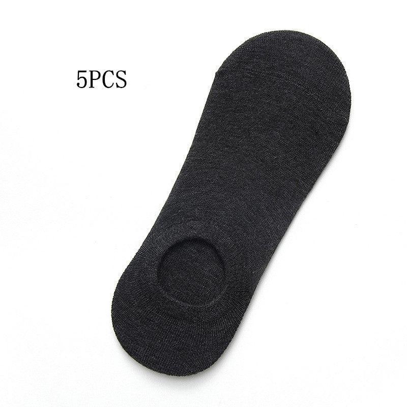 Men's Anti-Friction Absorbent Toe Socks Spring Invisible Socks