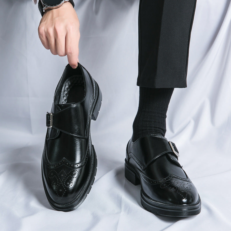 Men's Oxford Monk Strap Formal Leather Shoes